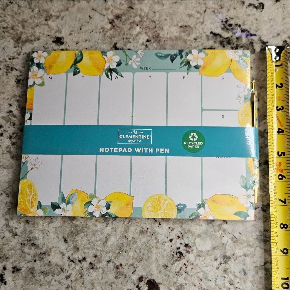 Clementine Calendar Notepad Set with Pen - Picture 3 of 10